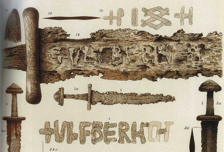 Illustration d'épées ulfberth.
